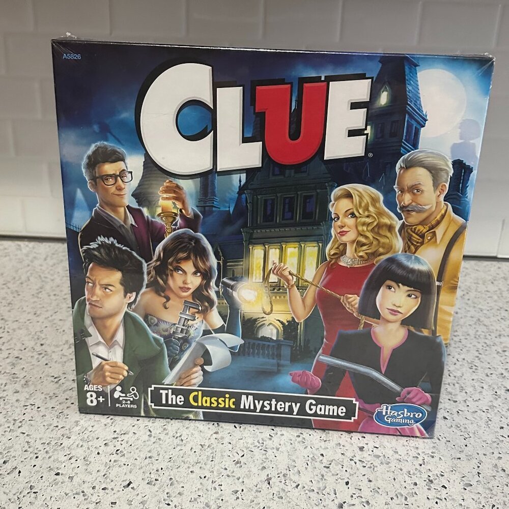 Hasbro Clue The Classic Mystery Board Game A5826 New Sealed Kids Ages 8+